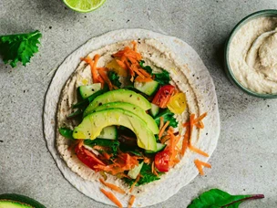 Wraps de legumes