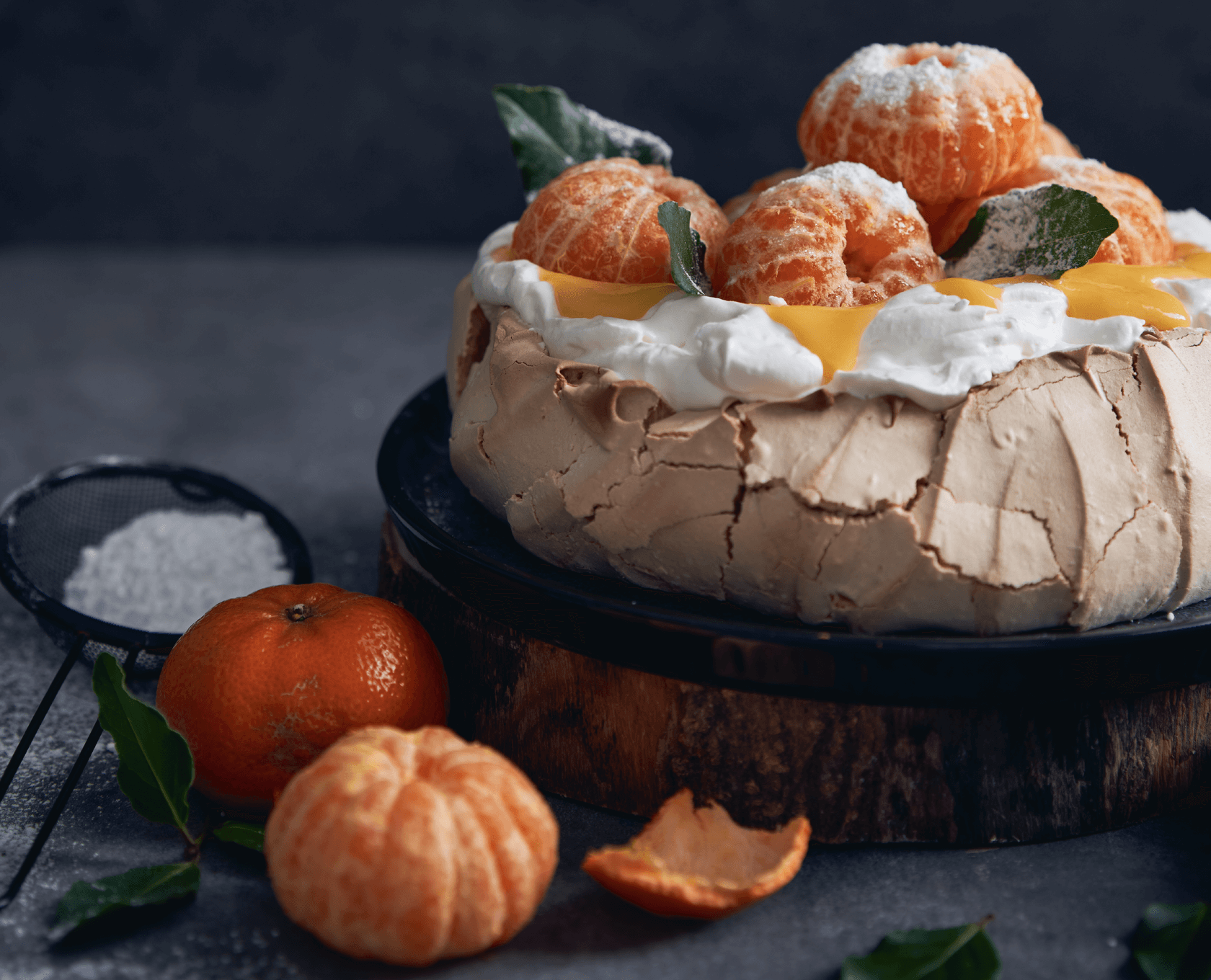 Pavlova de Tangerina