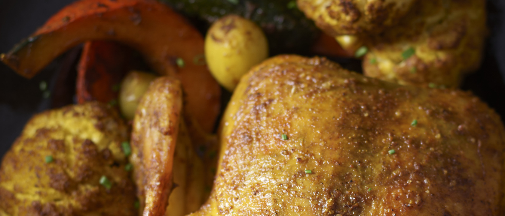 Frango marroquino com especiarias