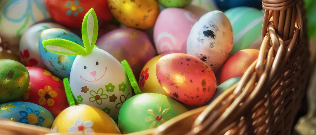 Ovinhos de Páscoa para colorir e decorar